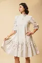 BUTTON-UP SHORT DRESS