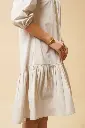 BUTTON-UP SHORT DRESS