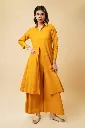 MID SLIT CO-ORDS [MUSTARD]