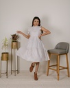 RUFFLE SLEEVE+NECK(WHITE)