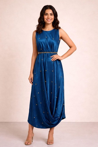 [A04250438]  WORK COWL DRESS