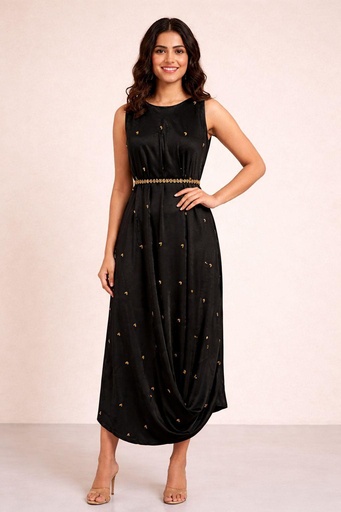 [A03250156]  WORK COWL DRESS
